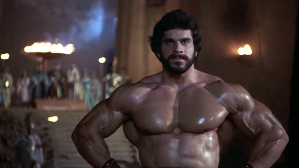 This is a film still from HERCULES dir Luigi Cozzi, 1983, showing at Genesis Cinema (29 JUN 2022).