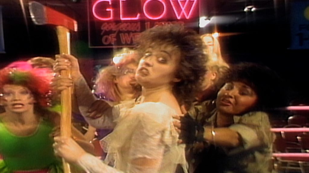 This is a film still from GLOW dir Brett Whitcomb (2012), in Bar Paragon at Genesis Cinema (Weds 06 Mar 2024).