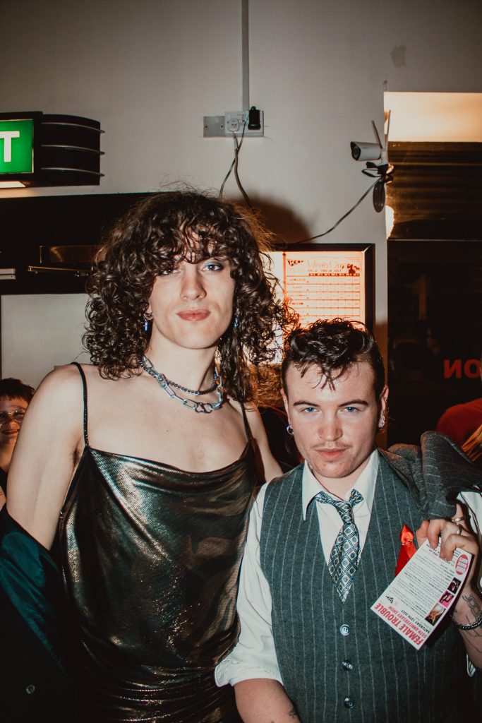 Audience members posing in costume for our Queer Horror Nights screening of FEMALE TROUBLE at Rio Cinema.