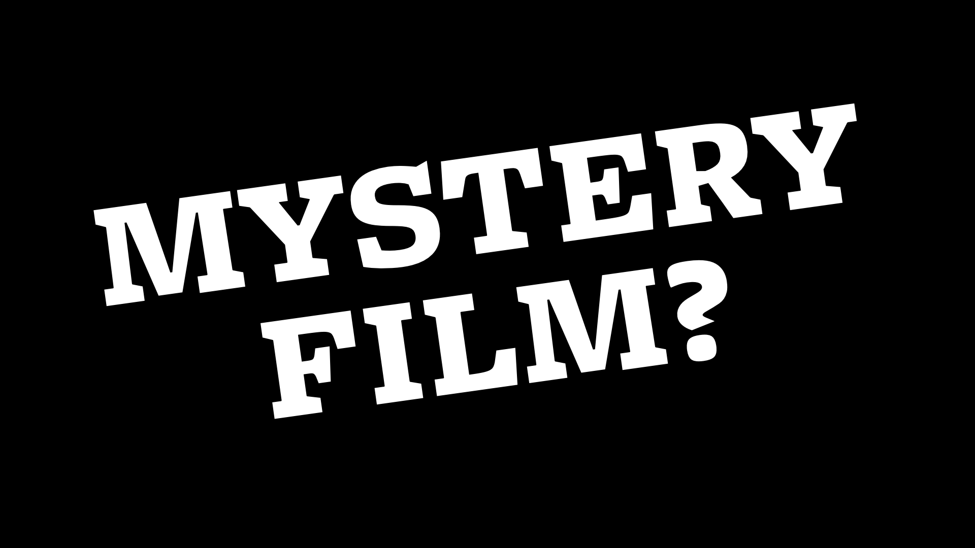 WE ARE TRASH! – MYSTERY FILM? at Genesis Cinema (Weds 04 June 2025)