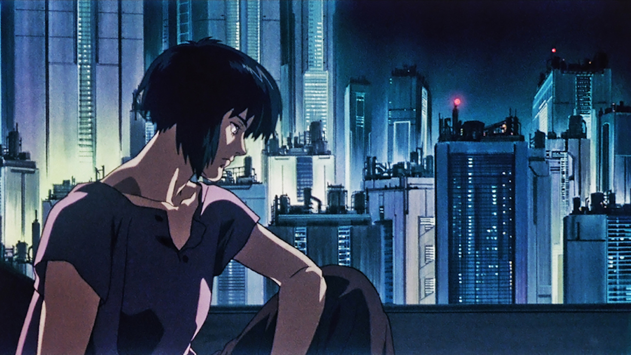 This is a film still from GHOST IN THE SHELL dir Mamoru Oshii (1995).