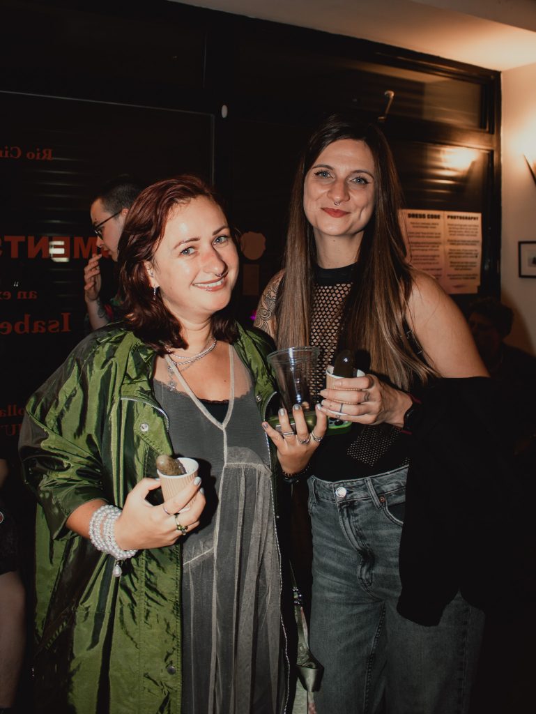 Audience members posing in costume for our Queer Horror Nights screening of FEMALE TROUBLE at Rio Cinema.