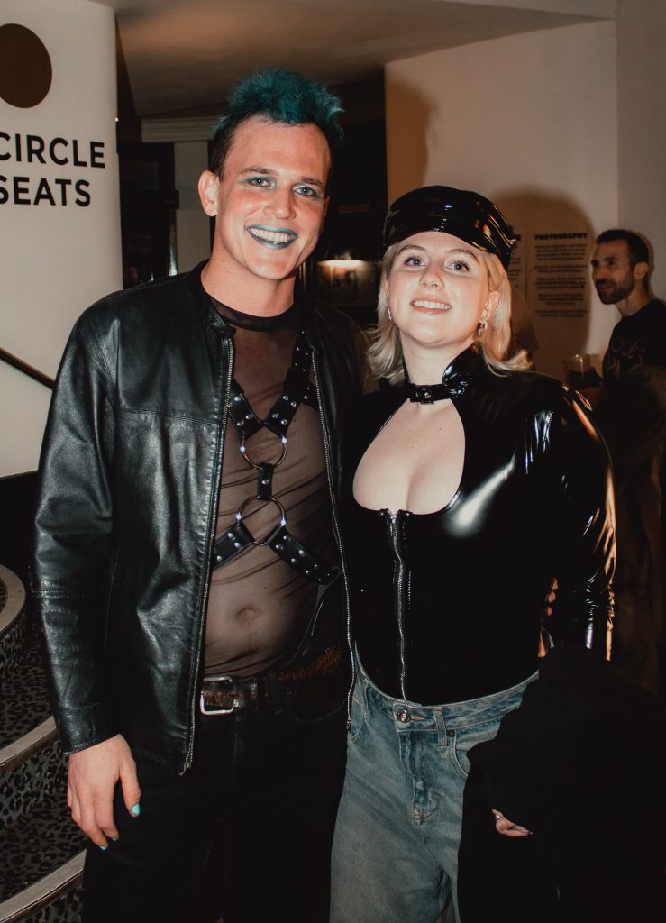 Audience members posing in costume for our Queer Horror Nights screening of FEMALE TROUBLE at Rio Cinema.