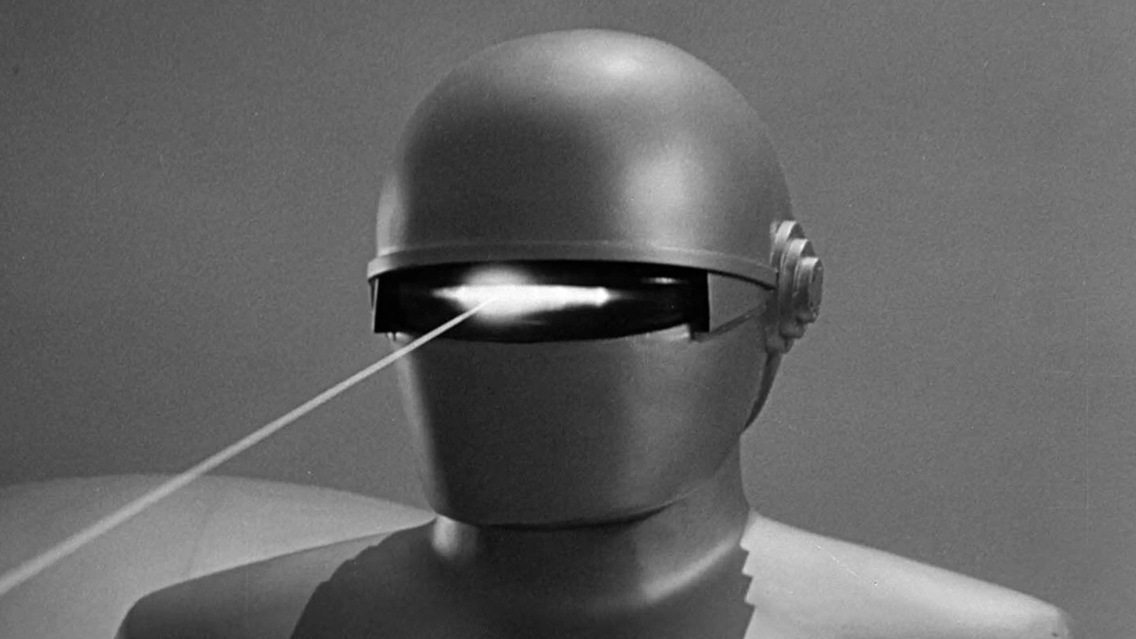 This is a film still from THE DAY THE EARTH STOOD STILL dir Robert Wise (1951), showing at Finsbury Park Picturehouse (12 August 2024).