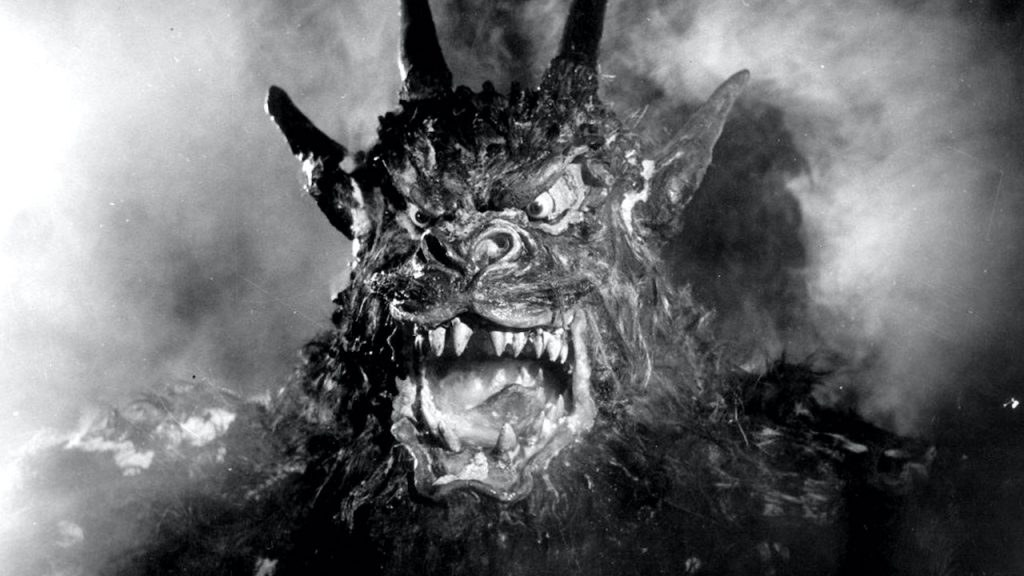 This is a film still from NIGHT OF THE DEMON dir Jacques Tourneur (1957), part of CELLULOID JAM at Finsbury Park Picturehouse (Sun 09 Feb 2025).