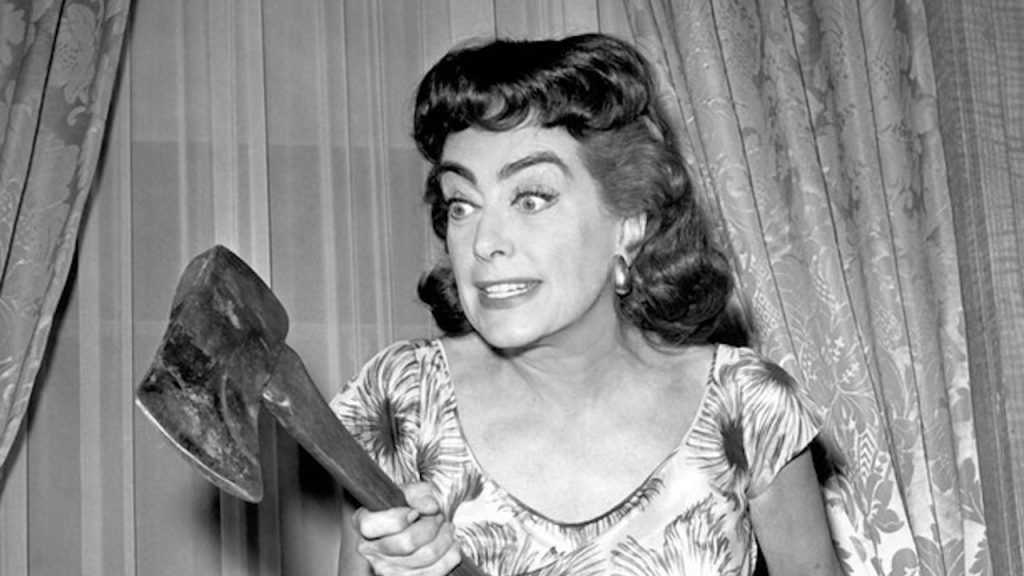 This is a film still from STRAIT-JACKET dir William Castle (1964), part of CELLULOID JAM at Genesis Cinema (Weds 26 February 2025).
