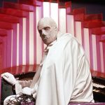 This is a film still from THE ABOMINABLE DR PHIBES dir Robert Fuest (1971), part of CELLULOID JAM at Finsbury Park Picturehouse (Sun 26 January 2025).