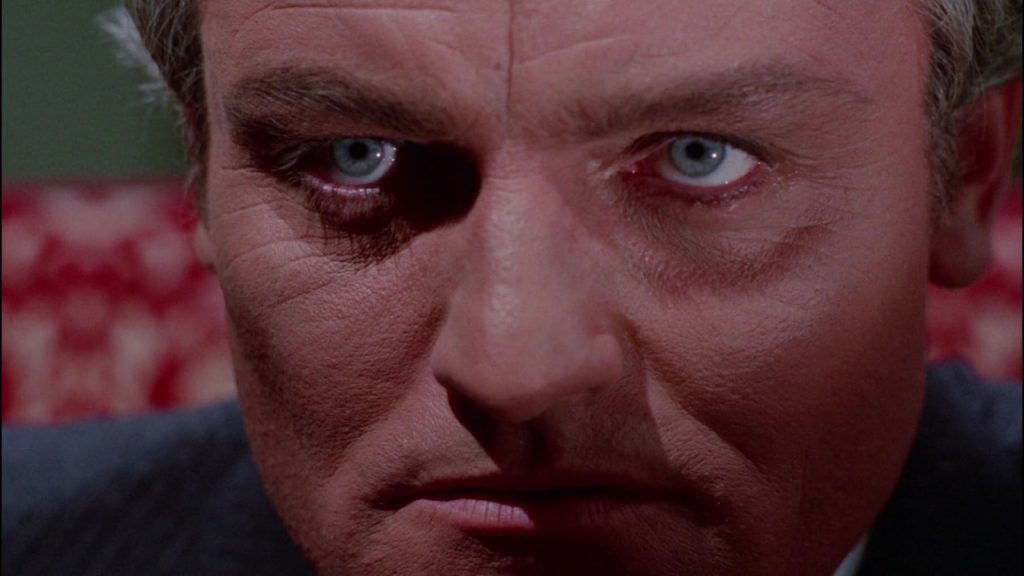This is a film still from THE DEVIL RIDES OUT dir Terence Fisher (1968), showing at Finsbury Park Picturehouse as part of CELLULOID JAM (Sun 23 March 2025).