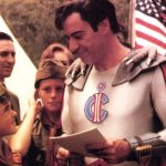 This is a film still from THE RETURN OF CAPTAIN INVINCIBLE dir Philippe Mora (1982), part of CELLULOID JAM at Genesis Cinema (Weds 26 March 2025).