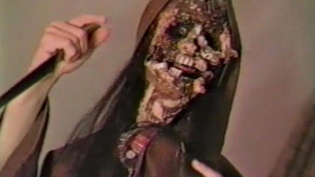 This is a film still from HALLUCINATIONS (1986) screening as part of the QUEER MONSTROSITY ALL NIGHTER at Picturehouse Central (Sat 07 June 2025).
