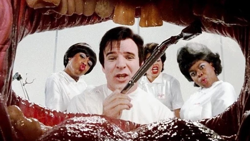 This is a film still from LITTLE SHOP OF HORRORS: DIRECTOR'S CUT (1986) screening as part of the QUEER MONSTROSITY ALL NIGHTER at Picturehouse Central (Sat 07 June 2025).