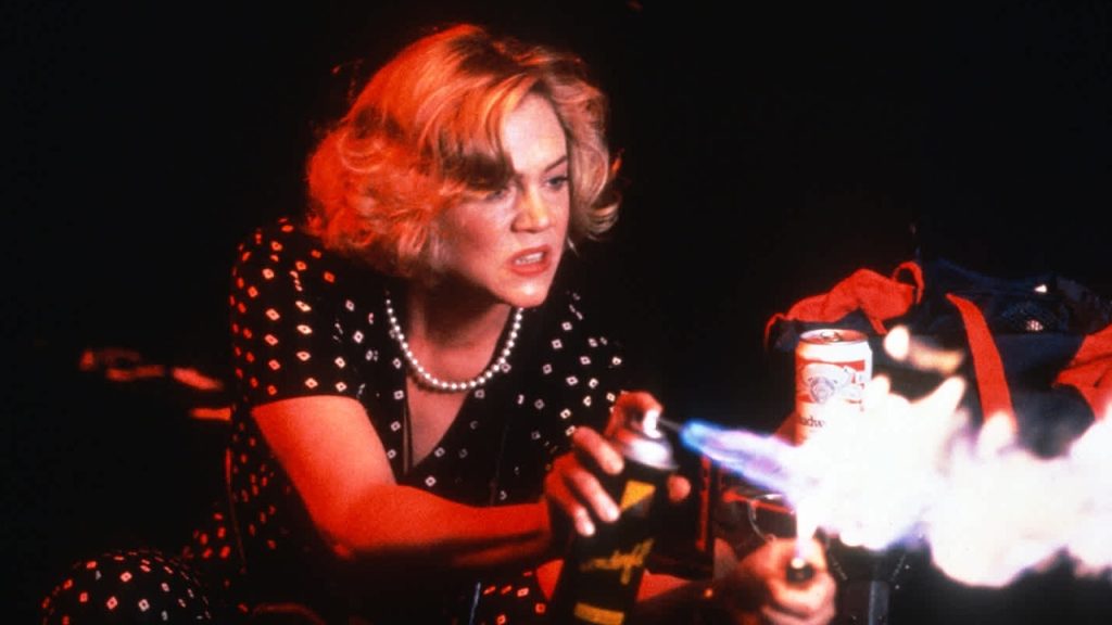 This is a film still from SERIAL MOM dir John Waters (1994), showing at Genesis Cinema (Weds 09 July 2025).