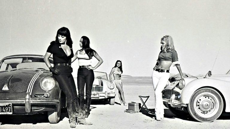 This is a film still from FASTER PUSSYCAT... KILL! KILL! dir Russ Meyer (1965), part of GIRL TRASH at Genesis Cinema (18 April 2026).