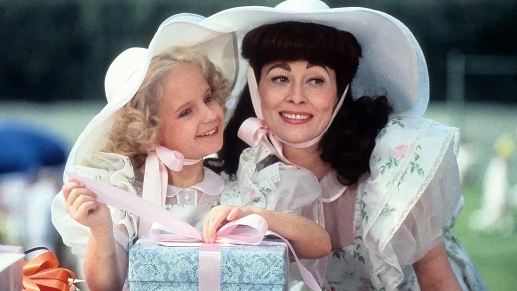 This is a film still from MOMMIE DEAREST dir Frank Perry (1981), part of GIRL TRASH at Genesis Cinema (08 April 2026).
