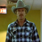 This is a film still from SILENT RAGE dir Michael Miller (1982), part of SATANIC PANIC! at Beer Merchants Tap (29 March 2026).