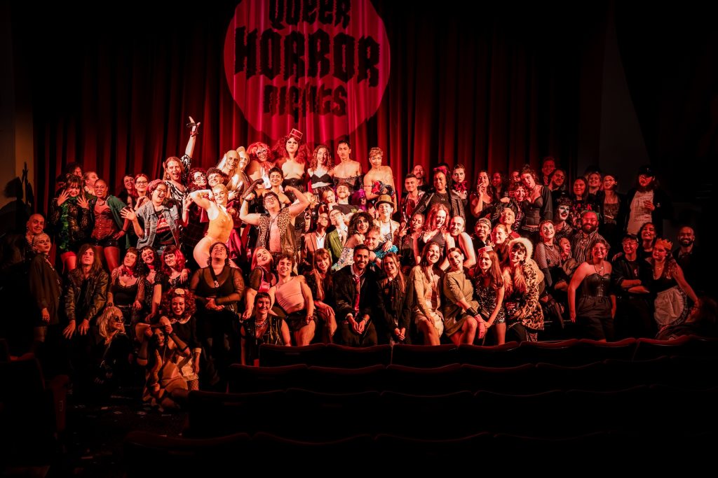 Token Homo's Queer Horror Nights presents THE ROCKY HORROR PICTURE SHOW at Rio Cinema at midnight with a Shadow Cabaret Cast (02 May 2026) - Photo by Caitlin Damsell.