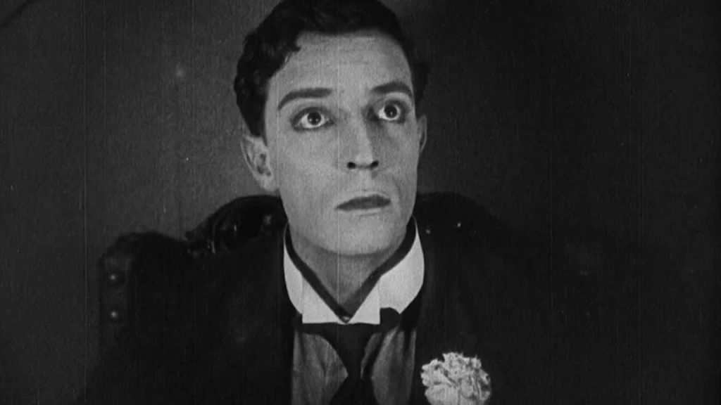 This is a film still from THE HAUNTED HOUSE dir Edward F. Cline & Buster Keaton (1921), part of SCREAM FOR YOUR LIVES! at Genesis Cinema (15 July 2026).