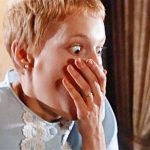 This is a still from ROSEMARY'S BABY dir Roman Polanski (1968), part of SCREAM FOR YOUR LIVES! at Beer Merchants Tap (16 August 2026).