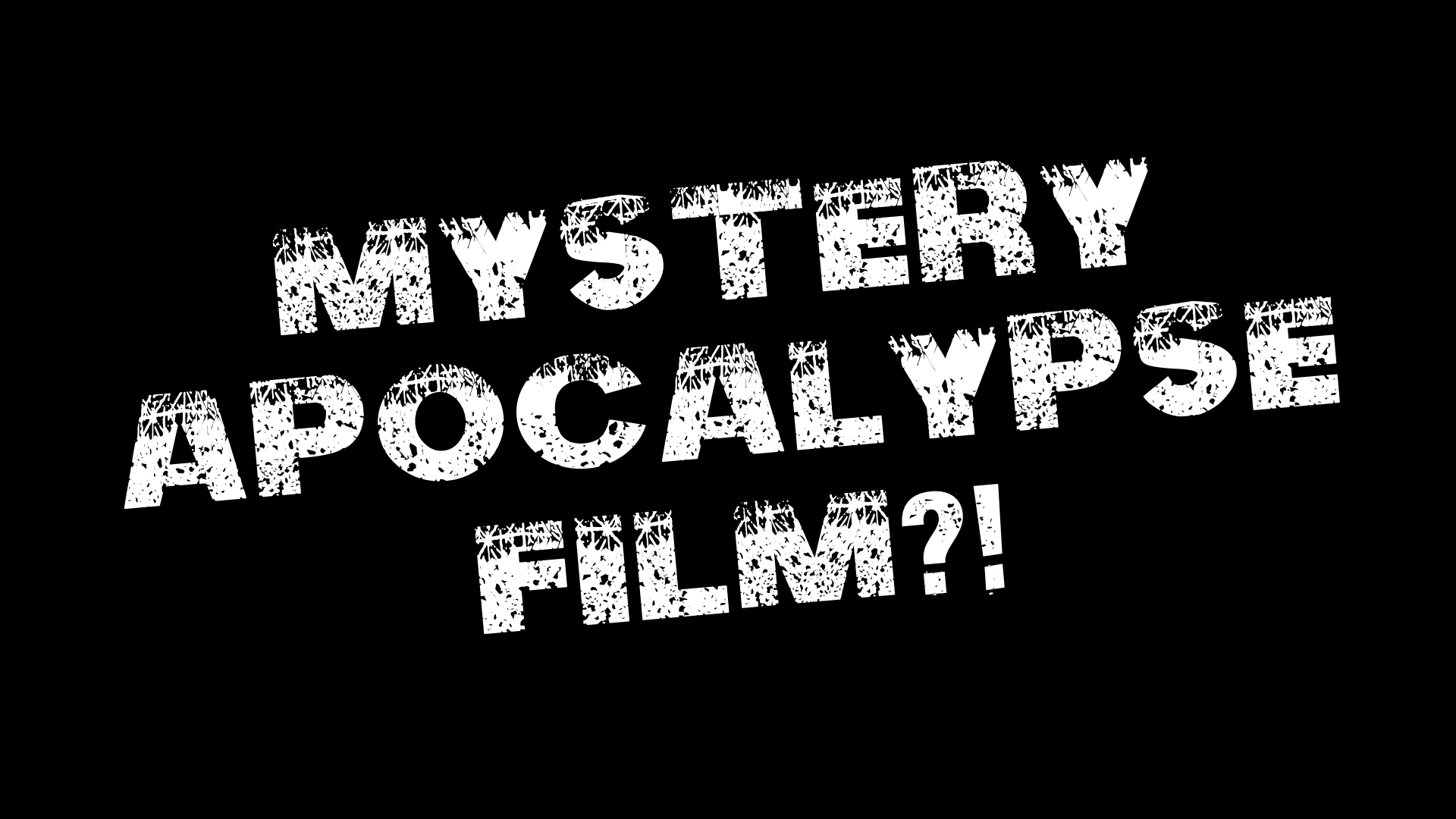 TRASH PLANET 3: APOCALYPSE! – MYSTERY APOCALYPSE FILM?! at Genesis Cinema (Weds 28 October 2026)